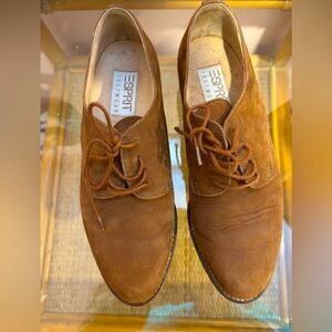 Esprit suede Oxfords brown size 37